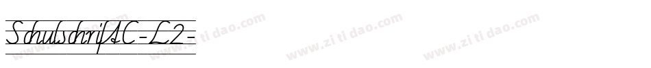 SchulschriftC-L2字体转换