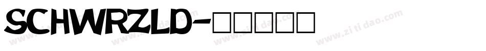 SCHWRZLD字体转换