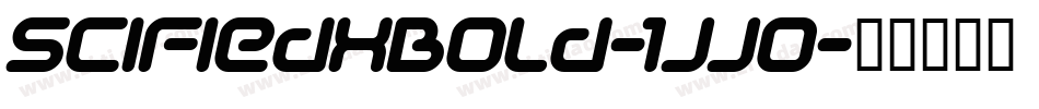 SciFiedXBold-1jj0字体转换
