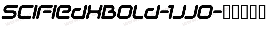 SciFiedXBold-1jj0字体转换