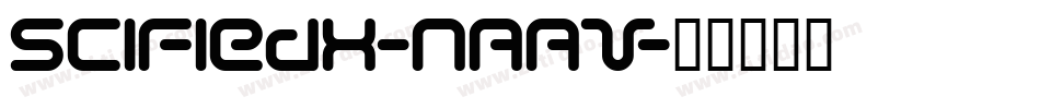 SciFiedX-nAAV字体转换
