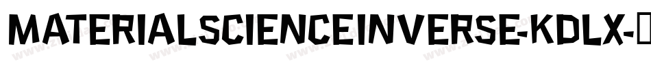 MaterialScienceInverse-KDLX字体转换
