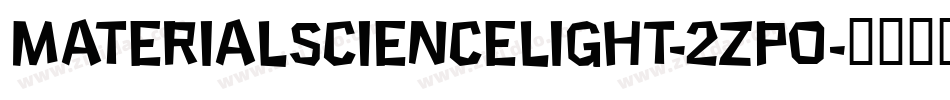 MaterialScienceLight-2zpo字体转换
