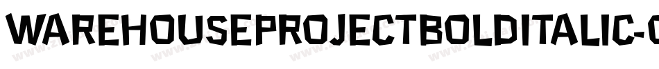 WarehouseProjectBoldItalic-owgrz字体转换