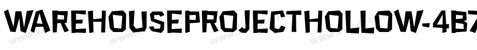 WarehouseProjectHollow-4B7XD字体转换