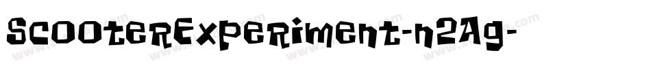ScooterExperiment-n2Ag字体转换