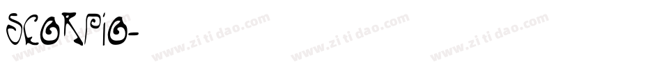Scorpio字体转换