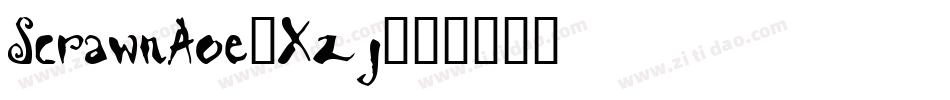 ScrawnAoe-Xzj字体转换
