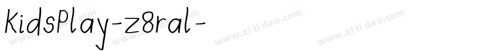 KidsPlay-z8ral字体转换