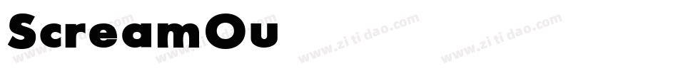 ScreamOutlined-vA9D字体转换