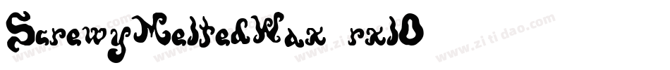 ScrewyMeltedWax-rxlO字体转换