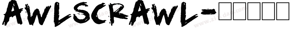 AwlScrawl字体转换