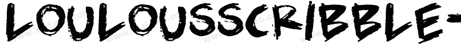 LoulousScribble字体转换