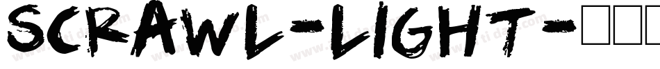 Scrawl-Light字体转换