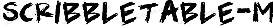 ScribbleTable-M72B字体转换