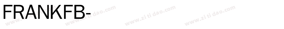 FRANKFB字体转换