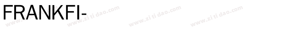 FRANKFI字体转换