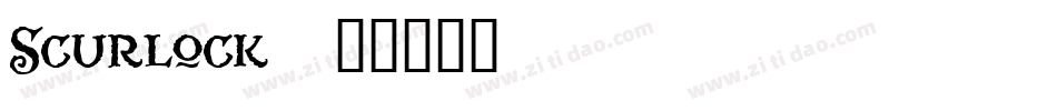 Scurlock字体转换