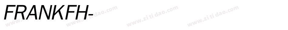 FRANKFH字体转换