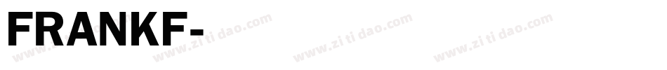 FRANKF字体转换