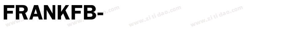 FRANKFB字体转换