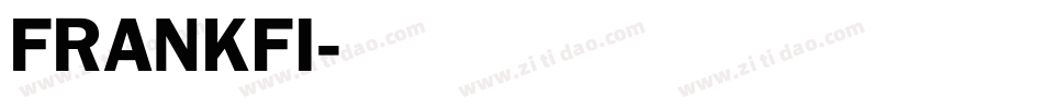FRANKFI字体转换