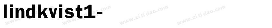 lindkvist1字体转换