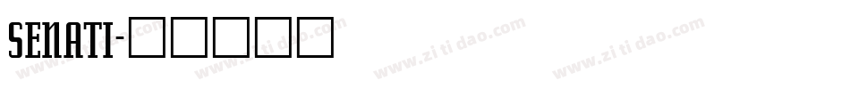 SENATI字体转换