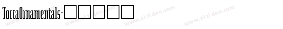 TortaOrnamentals字体转换