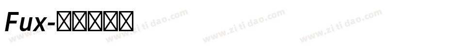 Fux字体转换