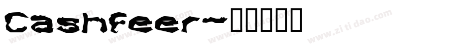 Cashfeer字体转换