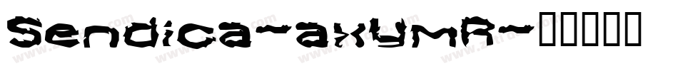 Sendica-axYmR字体转换