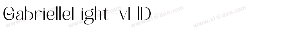 GabrielleLight-vLlD字体转换
