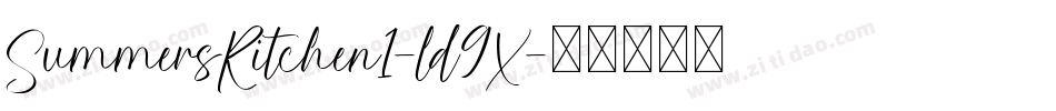 SummersKitchen1-ld9X字体转换