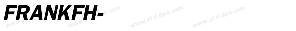 FRANKFH字体转换
