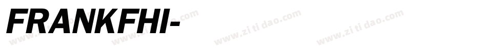 FRANKFHI字体转换