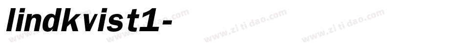 lindkvist1字体转换
