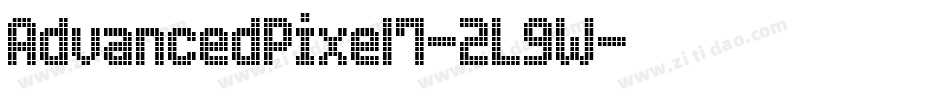 AdvancedPixel7-2L9W字体转换