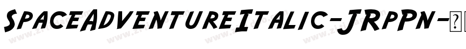 SpaceAdventureItalic-JRpPn字体转换