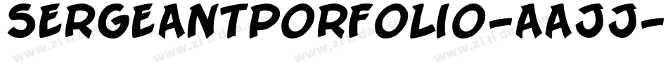 SergeantPorfolio-aaJJ字体转换