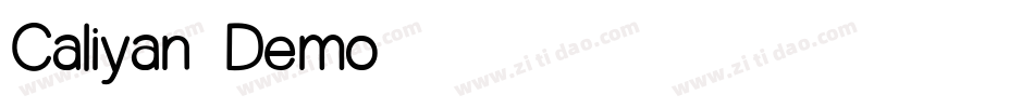 Caliyan_Demo字体转换