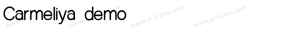 Carmeliya_demo字体转换