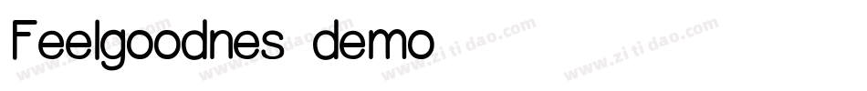 Feelgoodnes_demo字体转换
