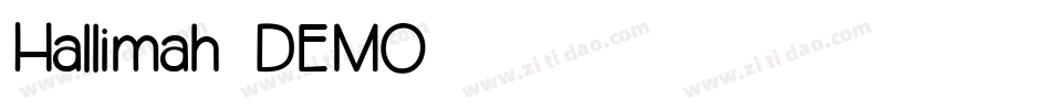 Hallimah_DEMO字体转换