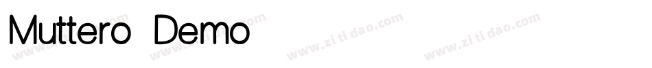 Muttero_Demo字体转换