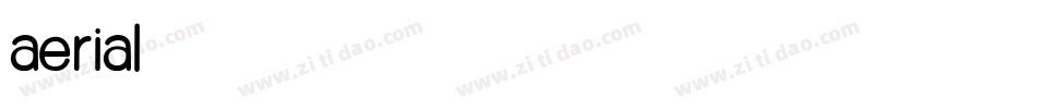 aerial字体字体转换