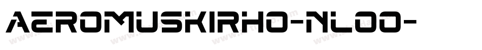 AeromusKirho-nloO字体转换
