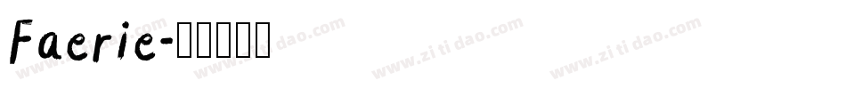 Faerie字体转换