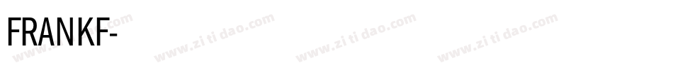 FRANKF字体转换