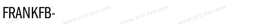 FRANKFB字体转换